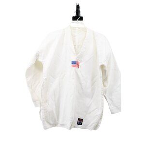 Martial Arts Tunic Pro Force Ancient Ways White Vintage 94009
